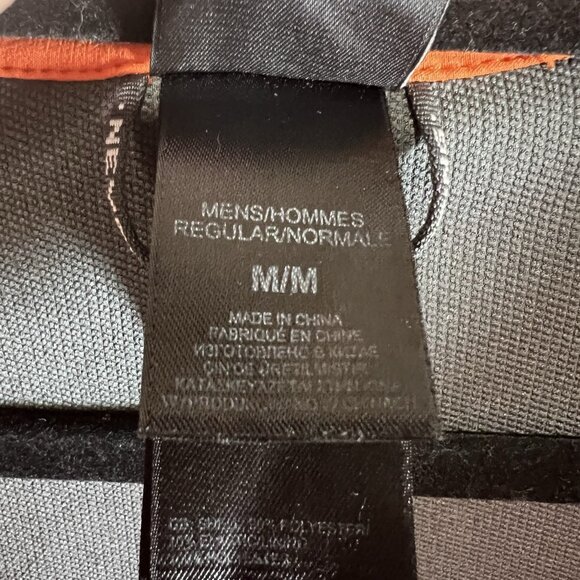 The North Face Softshell Full Zip Jacket Size medium Orange‎ Dark Grey Outdoor - Picture 7 of 11